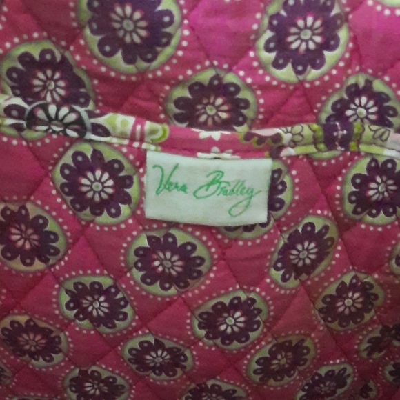 Vera Bradley Pink and Purple Paisley Tote - Picture 2 of 6